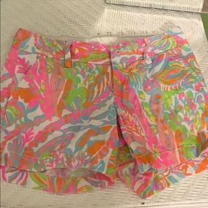 Lilly Pulitzer scuba to Cuba shorts